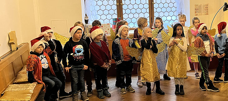Himmelswerkstatt auf dem Münchner Christkindlmarkt (©Foto: Martin Schmitz)